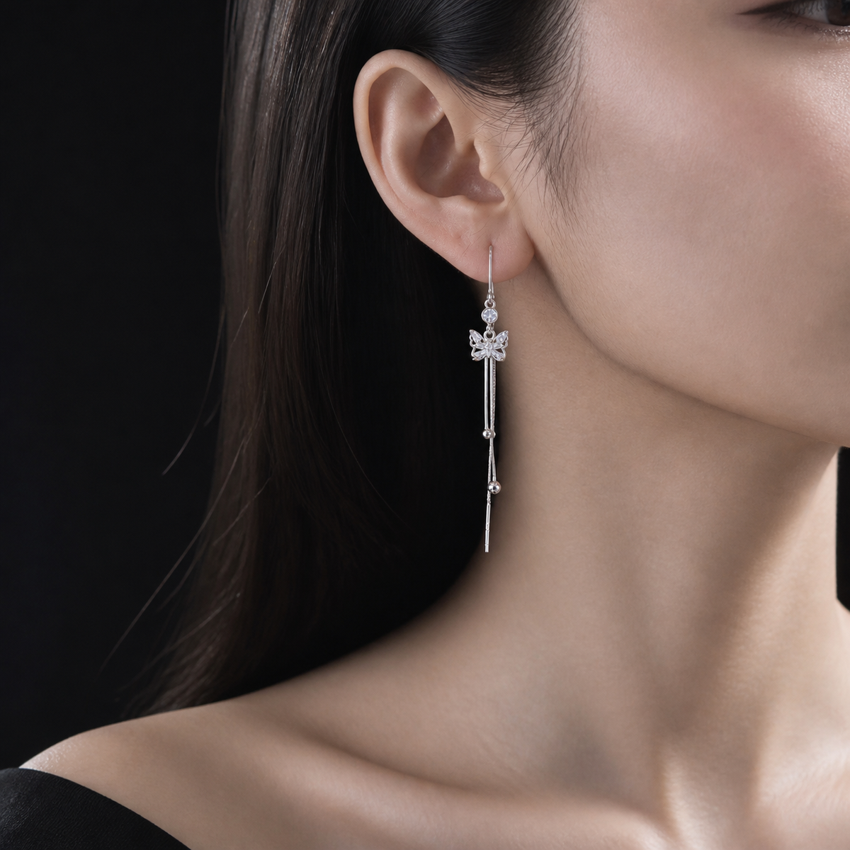 Butterfly Cascade Earrings